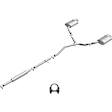 106-0459 Cat-Back Exhaust System, 3.5L, 6Cyl, Made of Aluminized Steel, Direct-Fit Exhaust Series