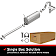 106-0462 Cat-Back Exhaust System, 2.3L, 4Cyl, Made of Aluminized Steel, Direct-Fit Exhaust Series