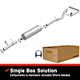 1996 Ford E-150 Econoline - Direct-Fit Exhaust Series, Cat-Back, Exhaust System, 4.9L 6Cyl, Made of Aluminized Steel