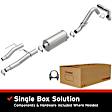 2009 Ford F-150 - Direct-Fit Exhaust Series, Cat-Back, Exhaust System, 5.4L 8Cyl, Made of Stainless Steel