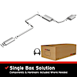 1998 Dodge Intrepid - Direct-Fit Exhaust Series Cat-Back, Exhaust System, 2.7L 6Cyl, Made of Aluminized Steel