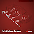 1998 Dodge Intrepid - Direct-Fit Exhaust Series Cat-Back, Exhaust System, 2.7L 6Cyl, Made of Aluminized Steel