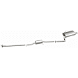 106-0585 Cat-Back Exhaust System, 2.4L, 4Cyl, Made of Aluminized Steel, Direct-Fit Exhaust Series