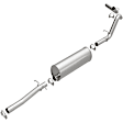 106-0595 Cat-Back Exhaust System, Made of Aluminized Steel, Direct-Fit Exhaust Series