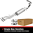 106-0625 Cat-Back Exhaust System, 5.7L, 8Cyl, Made of Aluminized Steel, Direct-Fit Exhaust Series