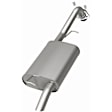 106-0626 Cat-Back Exhaust System, 1.8L, 4Cyl, Made of Aluminized Steel, Direct-Fit Exhaust Series