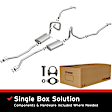 106-0634 Cat-Back Exhaust System, 4.6L, 8Cyl, Made of Aluminized Steel, Direct-Fit Exhaust Series
