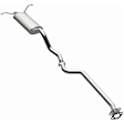 106-0636 Cat-Back Exhaust System, 2.7L, 6Cyl, Made of Aluminized Steel, Direct-Fit Exhaust Series