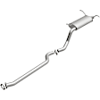 106-0636 Cat-Back Exhaust System, 2.7L, 6Cyl, Made of Aluminized Steel, Direct-Fit Exhaust Series