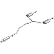 106-0642 Cat-Back Exhaust System, Made of Aluminized Steel, Direct-Fit Exhaust Series