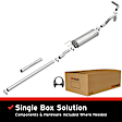 2006 Ford F-150 - Direct-Fit Exhaust Series, Cat-Back, Exhaust System, 5.4L 8Cyl, Made of Aluminized Steel
