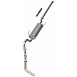2006 Ford F-150 - Direct-Fit Exhaust Series, Cat-Back, Exhaust System, 5.4L 8Cyl, Made of Aluminized Steel