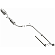106-0719 Cat-Back Exhaust System, 1.8L, 4Cyl, Made of Aluminized Steel, Direct-Fit Exhaust Series