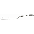 106-0719 Cat-Back Exhaust System, 1.8L, 4Cyl, Made of Aluminized Steel, Direct-Fit Exhaust Series