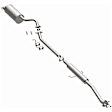 106-0722 Cat-Back Exhaust System, 2.4L, 4Cyl, Made of Aluminized Steel, Direct-Fit Exhaust Series