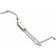 106-0742 Cat-Back Exhaust System, 5.6L, 8Cyl, Made of Aluminized Steel, Direct-Fit Exhaust Series