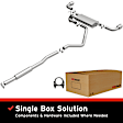 106-0767 Cat-Back Exhaust System, 3.2L, 6Cyl, Made of Stainless Steel, Direct-Fit Exhaust Series
