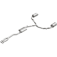 106-0773 Cat-Back Exhaust System, 3.6L, 6Cyl, Made of Aluminized Steel, Direct-Fit Exhaust Series