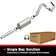 106-0808 Cat-Back Exhaust System, Made of Stainless Steel, Direct-Fit Exhaust Series