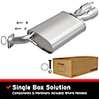 2006 Infiniti M35 - Direct-Fit Exhaust Series, Muffler-Back, Exhaust System, 3.5L 6Cyl, Made of Aluminized Steel