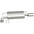 108-0072 Muffler-Back Exhaust System, 3.0L, 6Cyl, Made of Aluminized Steel, Direct-Fit Exhaust Series