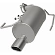108-0078 Muffler-Back Exhaust System, 2.5L, 4Cyl, Made of Aluminized Steel, Direct-Fit Exhaust Series