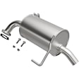 108-0080 Muffler-Back Exhaust System, Made of Aluminized Steel, Direct-Fit Exhaust Series