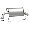 108-0080 Muffler-Back Exhaust System, Made of Aluminized Steel, Direct-Fit Exhaust Series