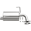 108-0085 Muffler-Back Exhaust System, 2.5L, 4Cyl, Made of Aluminized Steel, Direct-Fit Exhaust Series