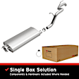 116-0012 Cat-Back Exhaust System, Made of Stainless Steel, Direct-Fit Exhaust Series