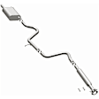 116-0015 Cat-Back Exhaust System, 3.5L, 6Cyl, Made of Stainless Steel, Direct-Fit Exhaust Series