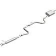 116-0015 Cat-Back Exhaust System, 3.5L, 6Cyl, Made of Stainless Steel, Direct-Fit Exhaust Series