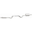 116-0015 Cat-Back Exhaust System, 3.5L, 6Cyl, Made of Stainless Steel, Direct-Fit Exhaust Series