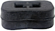 1982 Mercedes Benz 300SD - Exhaust Mount, 3.0L 5Cyl, Mfrbodycodename : 126.120; With Dual Silencer; Except California Emission; Central Silencer - Left or Right, Sold Individually