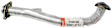713-385 Front-Pipe Aluminized Steel Exhaust Pipe, Direct-Fit Exhaust Series