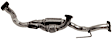 751-185 Front-Pipe Aluminized Steel Exhaust Pipe, Direct-Fit Exhaust Series
