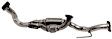 751-185 Front-Pipe Aluminized Steel Exhaust Pipe, Direct-Fit Exhaust Series