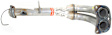 753-141 Down Pipe - Natural, Aluminum and Steel, Direct Fit, Sold Individually