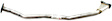 885-065 Front-Pipe Aluminized Steel Exhaust Pipe, Direct-Fit Exhaust Series