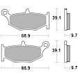 07SU32SP Rear Brake Pad Set