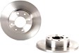 08.3636.10 Front, Driver or Passenger Side Brake Disc, Plain Surface, Solid, 4 Lugs, 227 mm,, Premium UV Coated Series