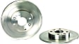 08.6857.10 Rear, Driver or Passenger Side Brake Disc, UV Coated, Plain Surface, Solid, 4 Lugs, 250 mm, PRIME Series