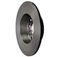 08.9502.11 Rear, Driver or Passenger Side Brake Disc, Coated, Plain Surface, Solid, 5 Lugs, 253 mm, PRIME UV Coated Series