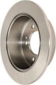 08.A114.40 Rear, Driver or Passenger Side Brake Disc, UV Coated, Plain Surface, Solid, 5 Lugs, 262 mm, PRIME Series