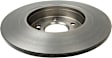 08.B348.41 Rear, Driver or Passenger Side Brake Disc, Coated, Plain Surface, Solid, 5 Lugs, 295 mm, PRIME UV Coated Series