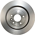 2018 Ford Police Interceptor Utility - Rear, Driver or Passenger Side Brake Disc, Coated, Plain Surface, Solid, 5 Lugs, 330 mm, Standard Duty, 3.7L 6Cyl, PRIME UV Coated Series