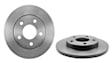 2015 Chevrolet Impala Limited - Rear, Driver or Passenger Side Brake Disc, Coated, Plain Surface, Solid, 5 Lugs, 270 mm, 3.6L 6Cyl, PRIME UV Coated Series