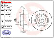 2022 Acura ILX - Rear, Driver or Passenger Side Brake Disc, Coated, Plain Surface, Solid, 5 Lugs, 282 mm, 2.4L 4Cyl, PRIME UV Coated Series