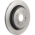08.N362.21 Rear, Driver or Passenger Side Brake Disc, Coated, Plain Surface, Solid, 5 Lugs, 310 mm, 2.0L, 4Cyl, PRIME UV Coated Series