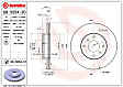 09.5254.21 Front Brake Disc, Plain Surface, Vented, 4 Lugs, 280 mm, Premium UV Coated Series